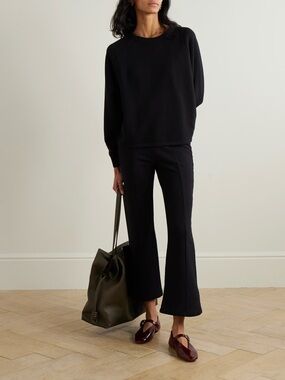 Suzi Kondi Black Knit Flare Pants